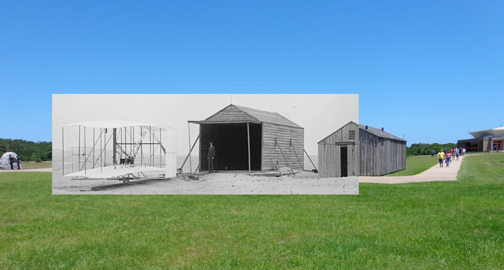 Wright Brothers National Memorial Past and Present