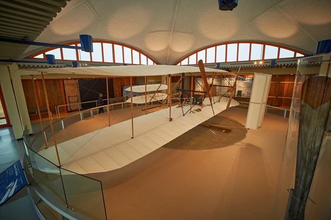 Replica flyer in flight room
