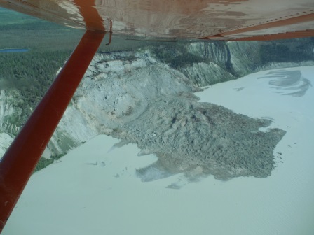 Chitina Landslide from air