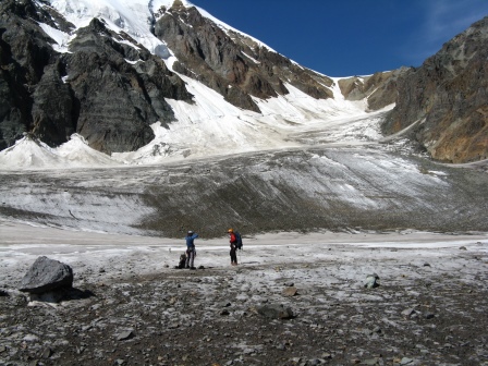 Climbers on Glacier