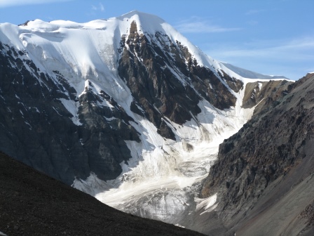 Mountains over Bow Pass