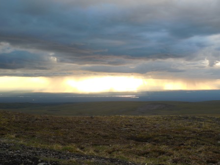 Showers over Copper Basin