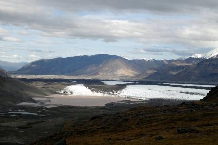 Skolai Lake and Russell Glacier Skolai Lake and Russell Glacier