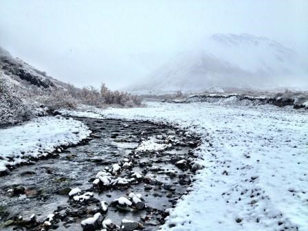 Snow on Trail Creek