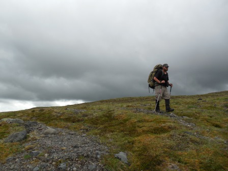 Tundra hiking