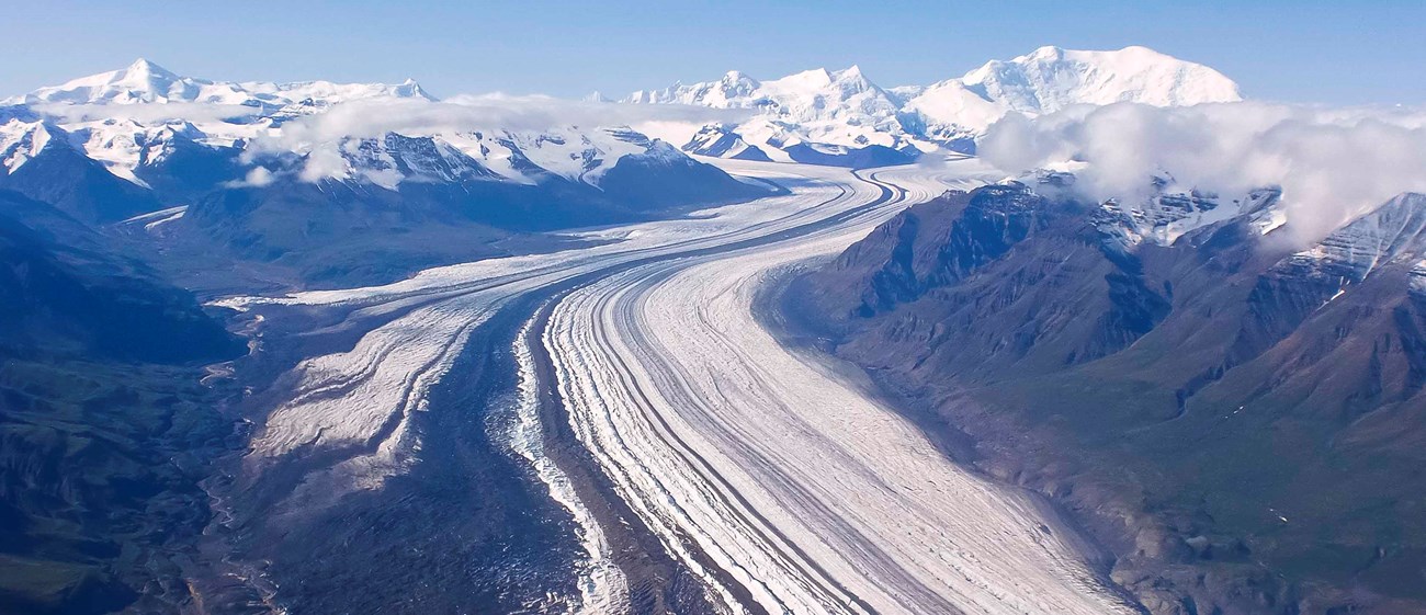 Nabesna Glacier and Mount Blackburn