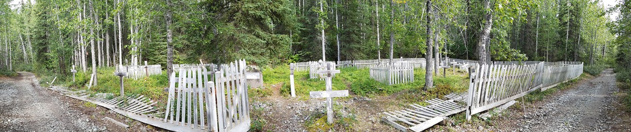 Kennecott Cemetery panoramic