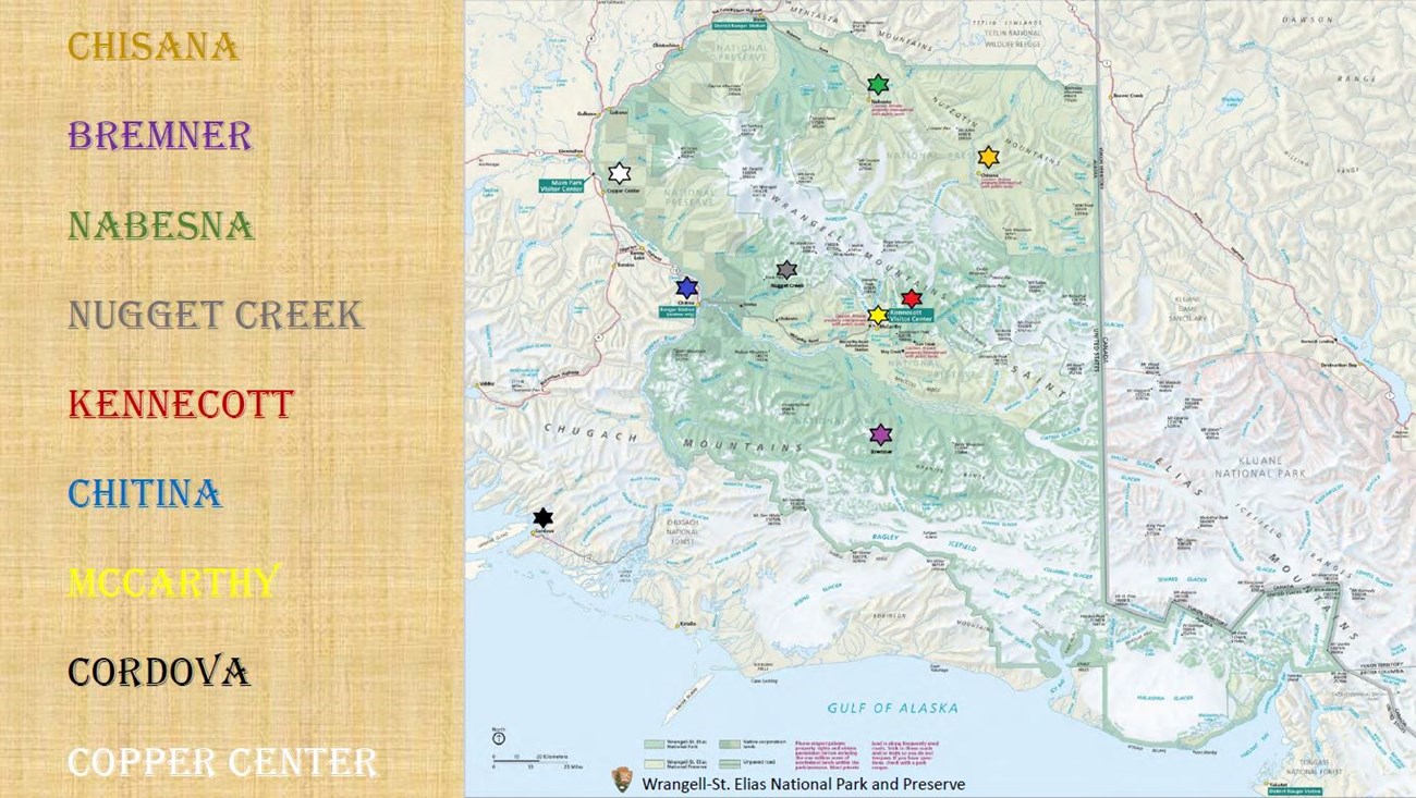 Map of historic places