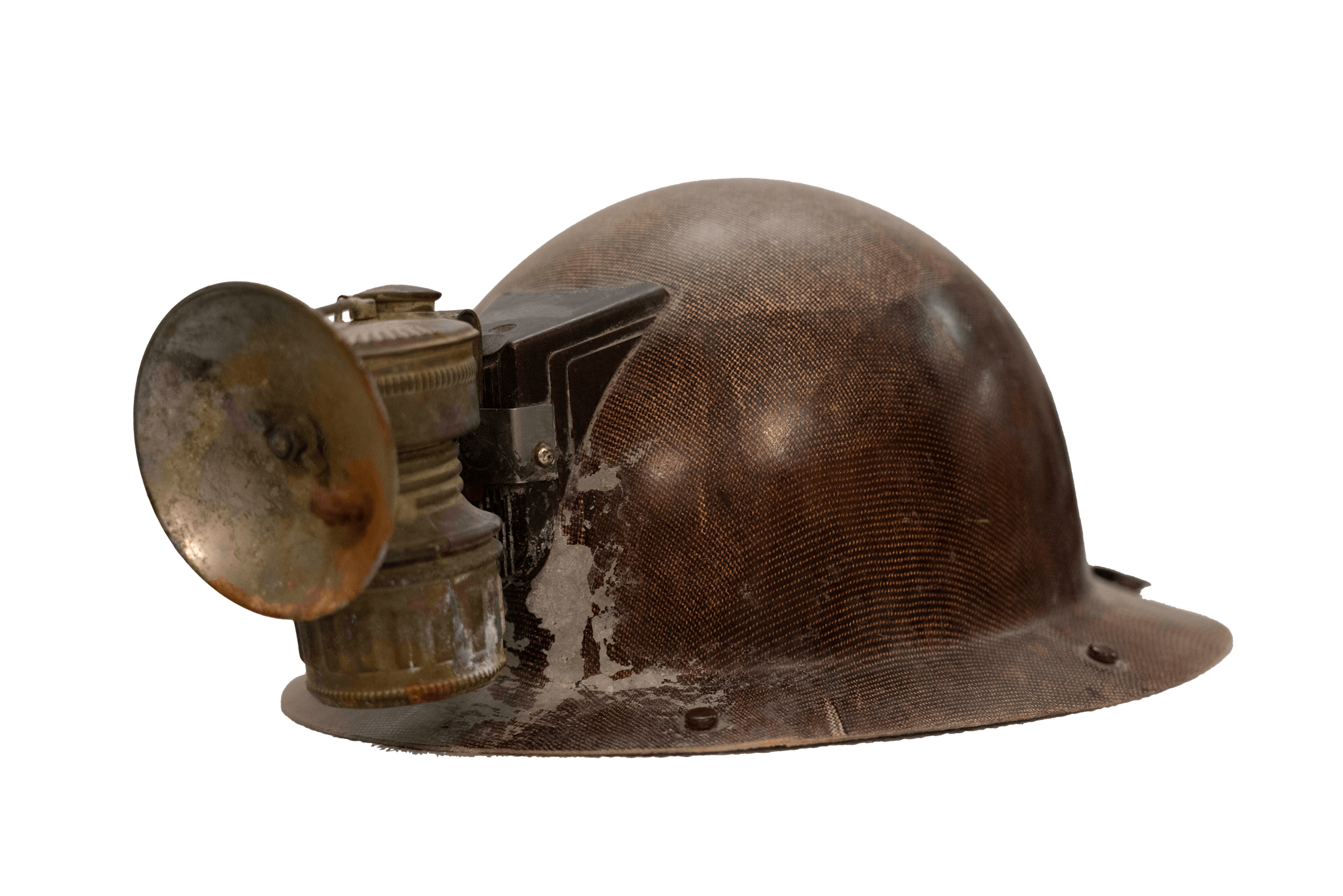 hard hat and carbine lamp 1930