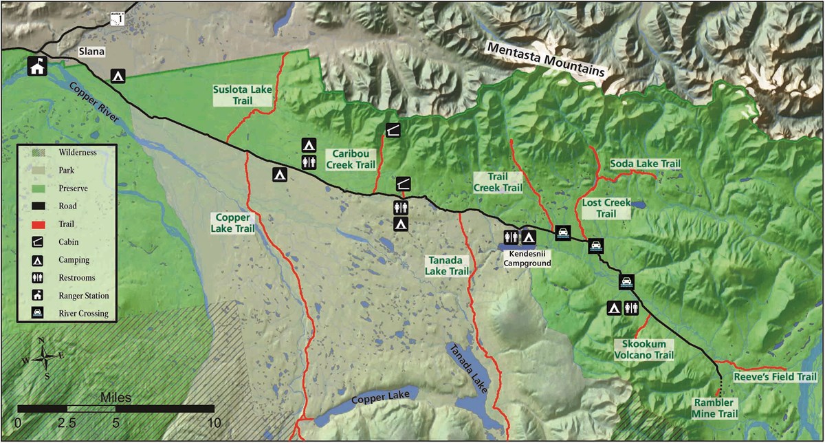 Nabesna Road Map