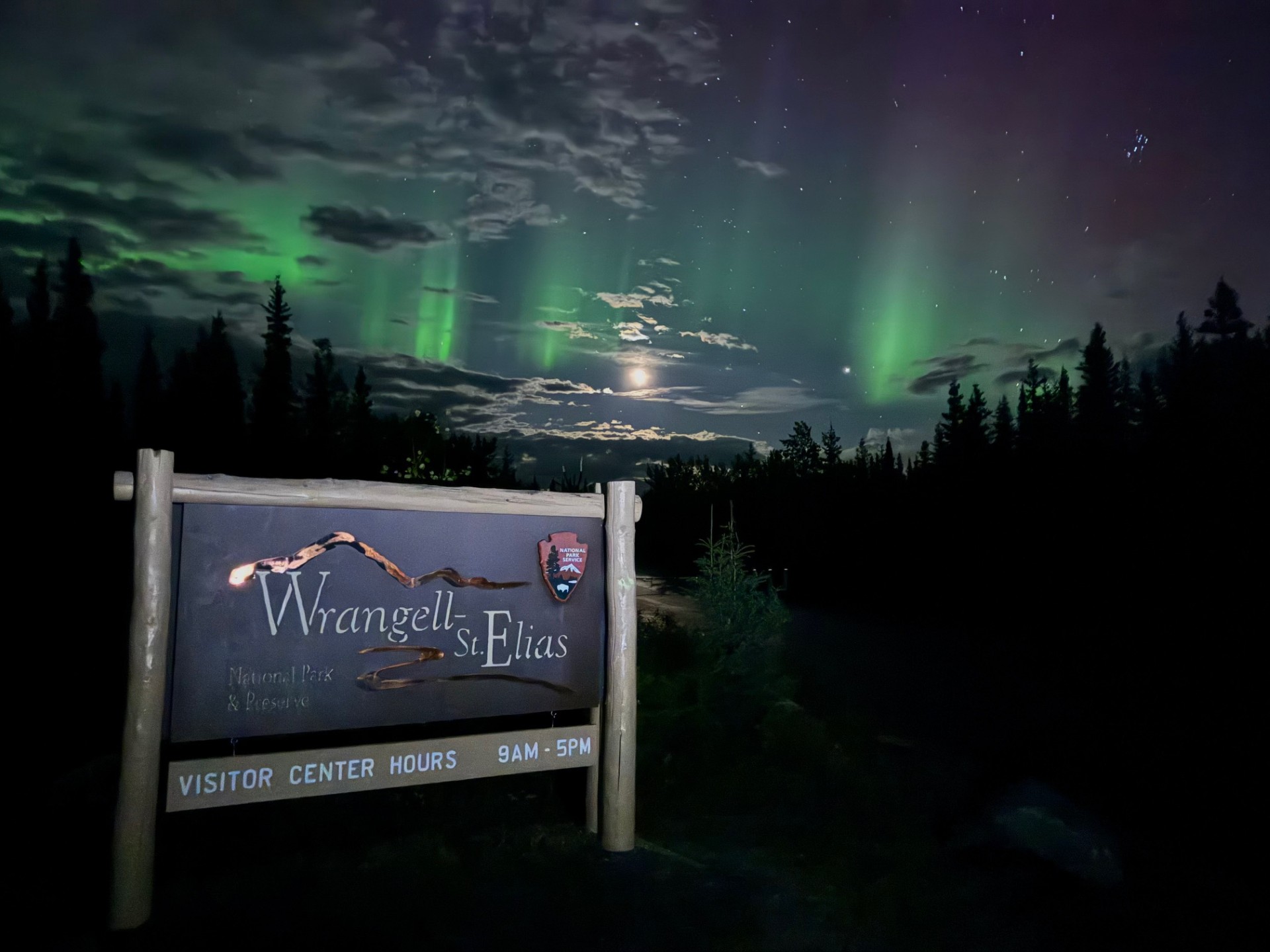 Northern Lights -- Aurora Borealis - Wrangell - St Elias National