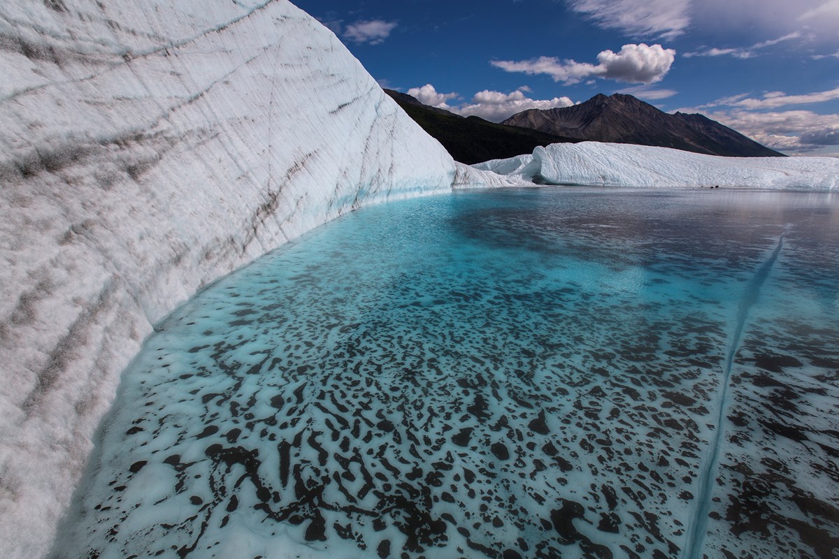 Pool on the Root Glacier