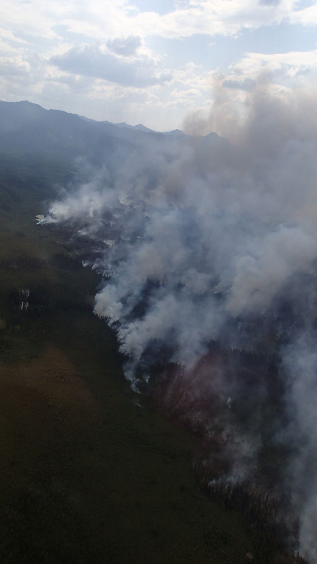 Chisana River Fire Photo June 25 no2