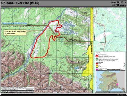 Chisana River Fire Perimeter