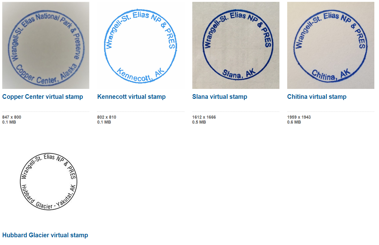 NPS Passport stamps