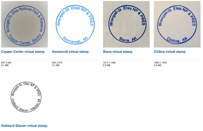 NPS Passport stamps