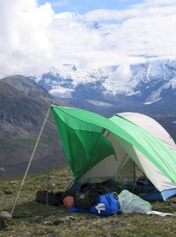 Tent in the wilderness