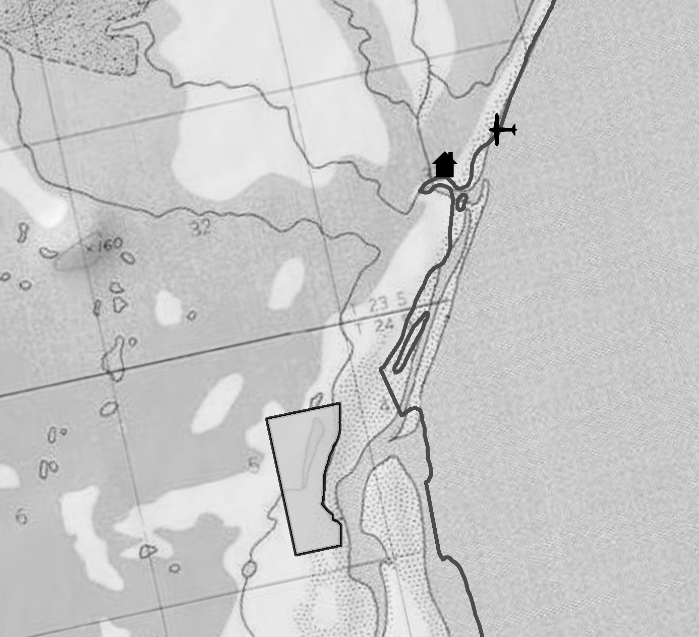 Esker Stream Cabin map