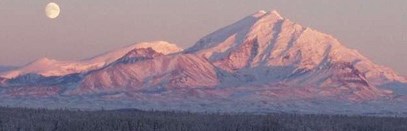 Mount Drum on a winter day
