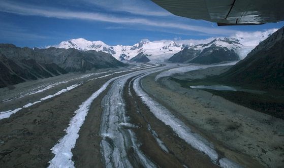 A flightseeing trip in the Wrangell Mountains is an Alaskan highlight.