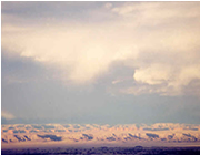 Storm over the desert Storm over the desert