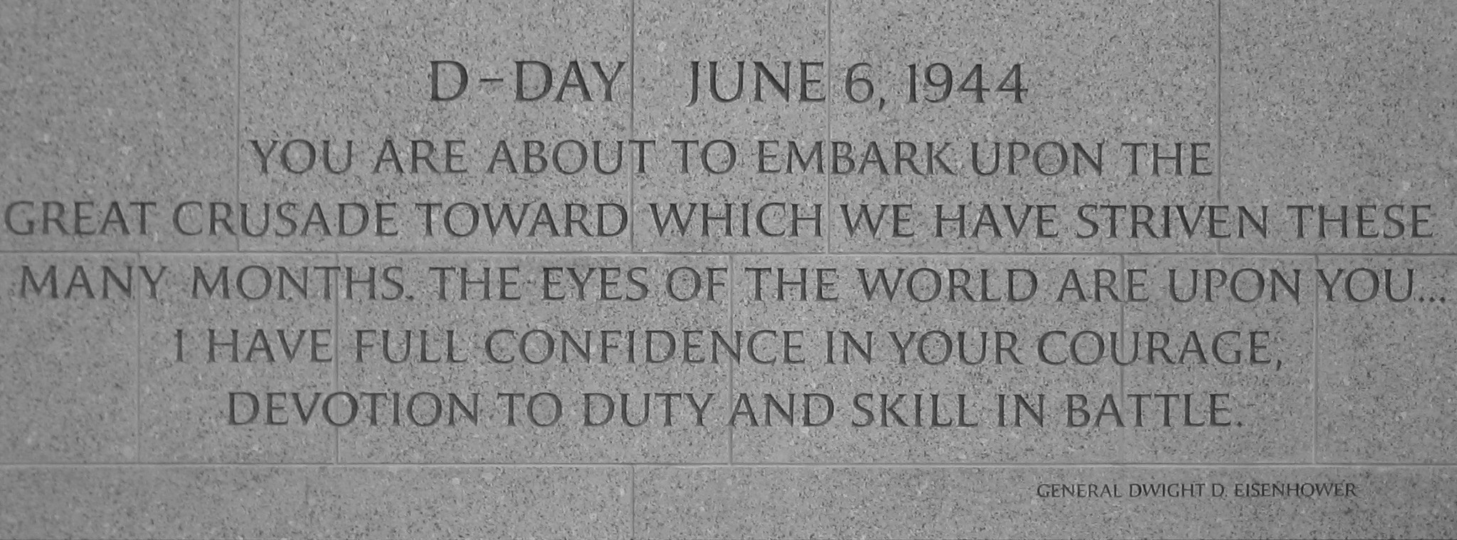 Memorial Quotations And Inscriptions - World War Ii Memorial (U.s. National Park Service)