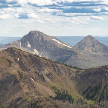 mountain peak range