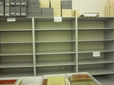 The organizational plan for the archives logbook processing project, 2014.