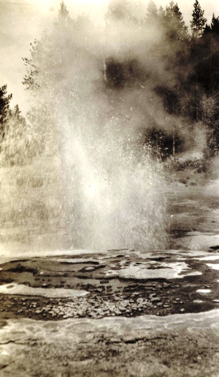 Chocolate Pot Geyser, Yellowstone Park Museum (YELL 194236)