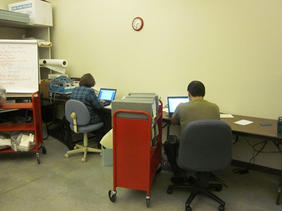 Day 4 of archives processing blitz, September 2014.