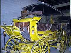 (YELL 90065) 4-Horse Yellowstone Observation Wagon, Yellowstone Park Company Number 39, in the park's museum collection.