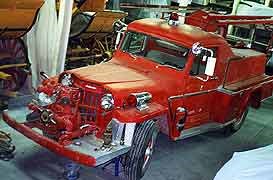 YELL 131735-1 Willys/Howe fire truck in the museum collection.