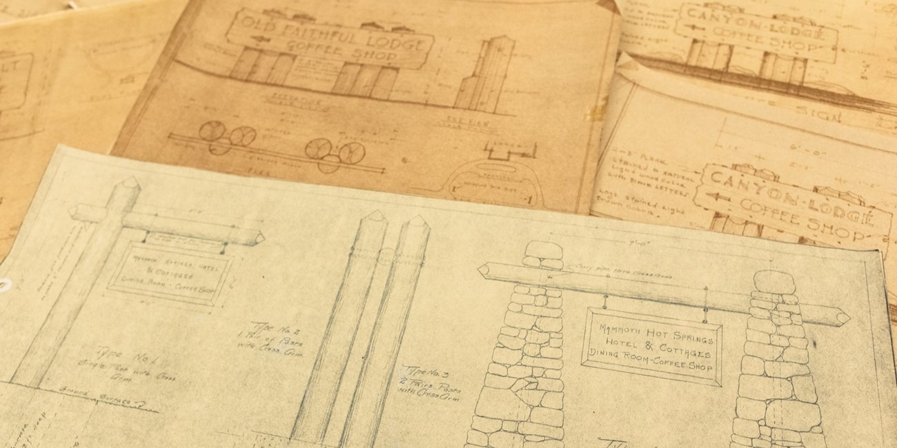 hand-drawn architectural designs