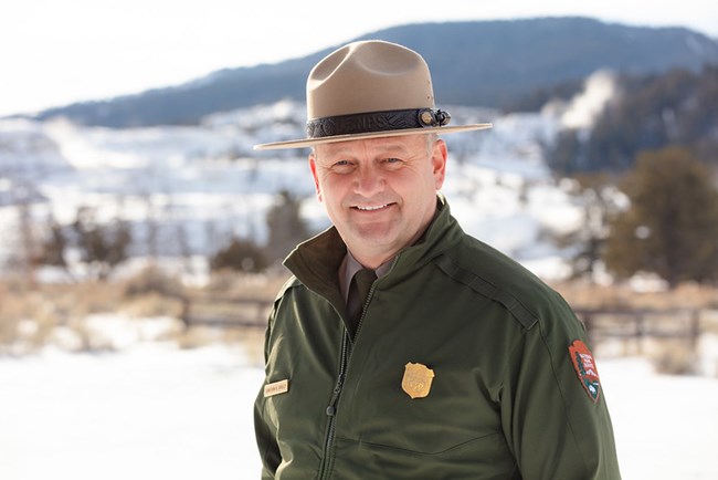 Superintendent Cam Sholly smiling