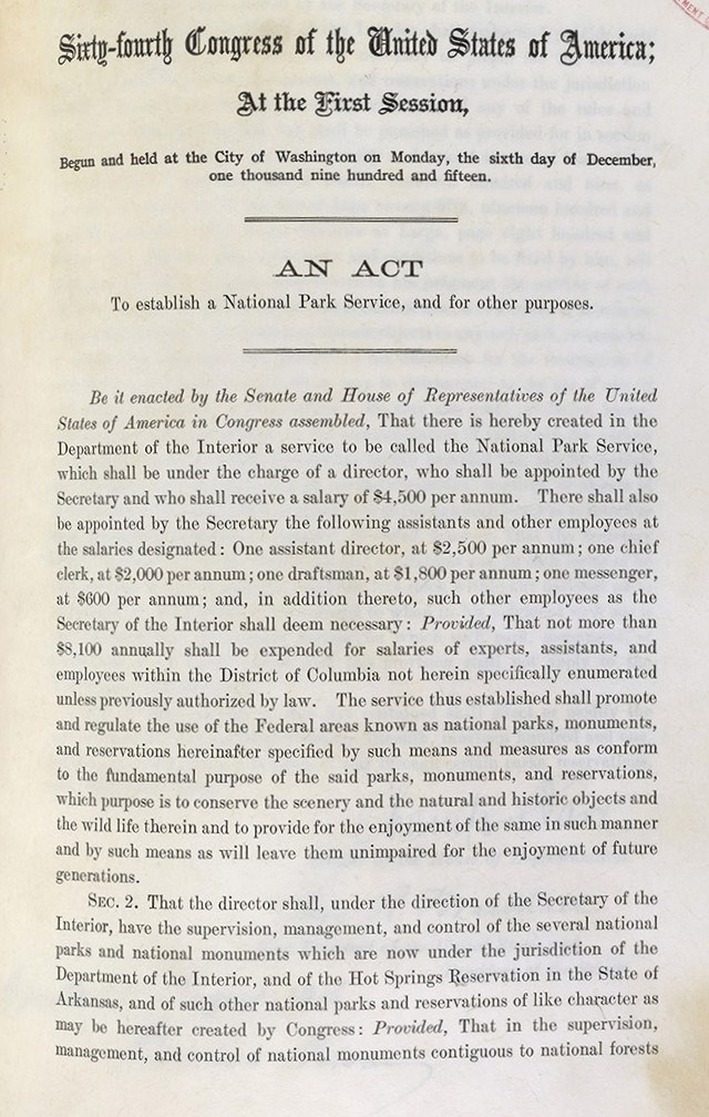 National Park Service Organic Act