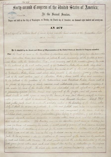 Yellowstone National Park Protection Act