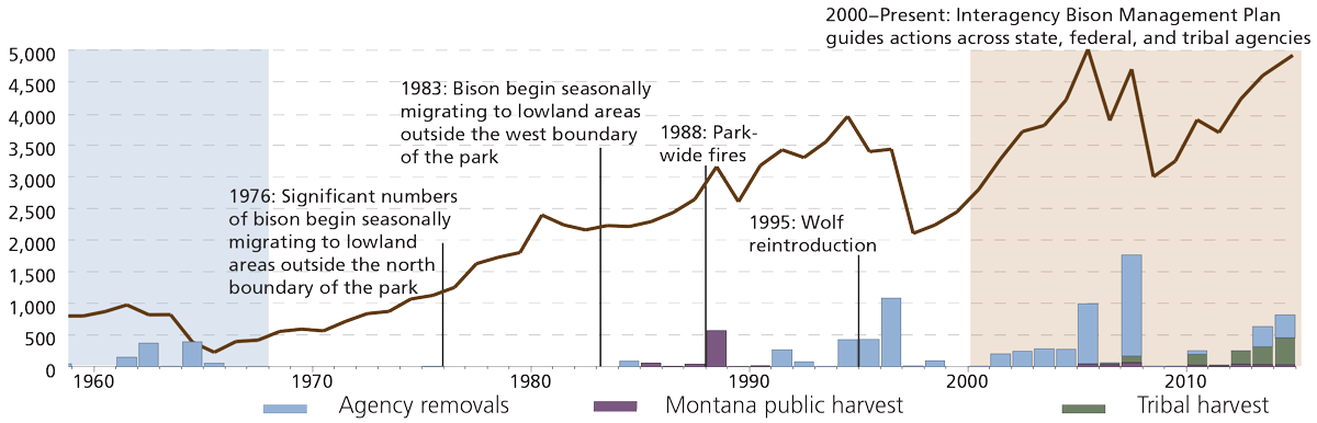 Bison Population History Chart