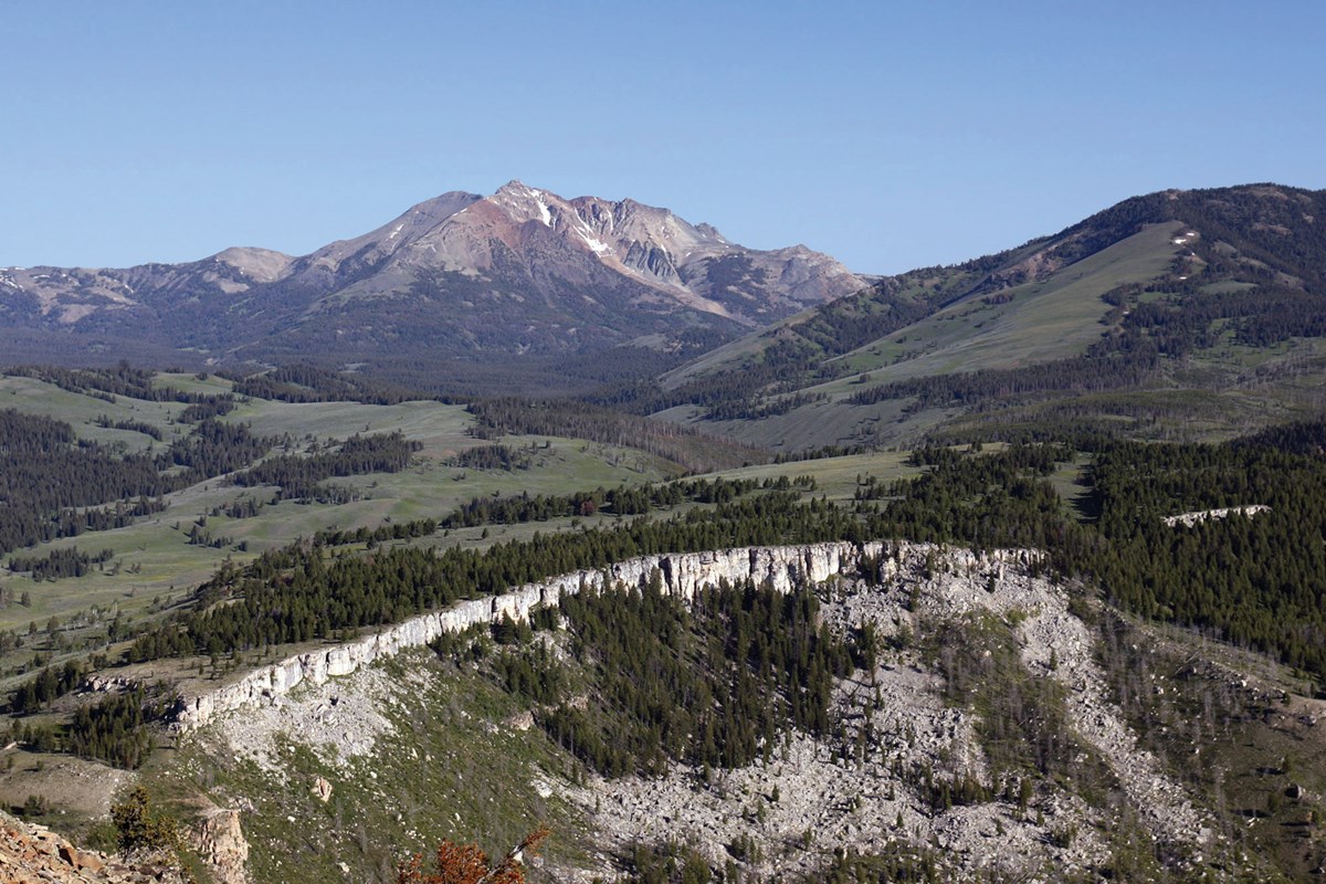 View of Electric Peak and Terrace Mountain View of Electric Peak and Terrace Mountain