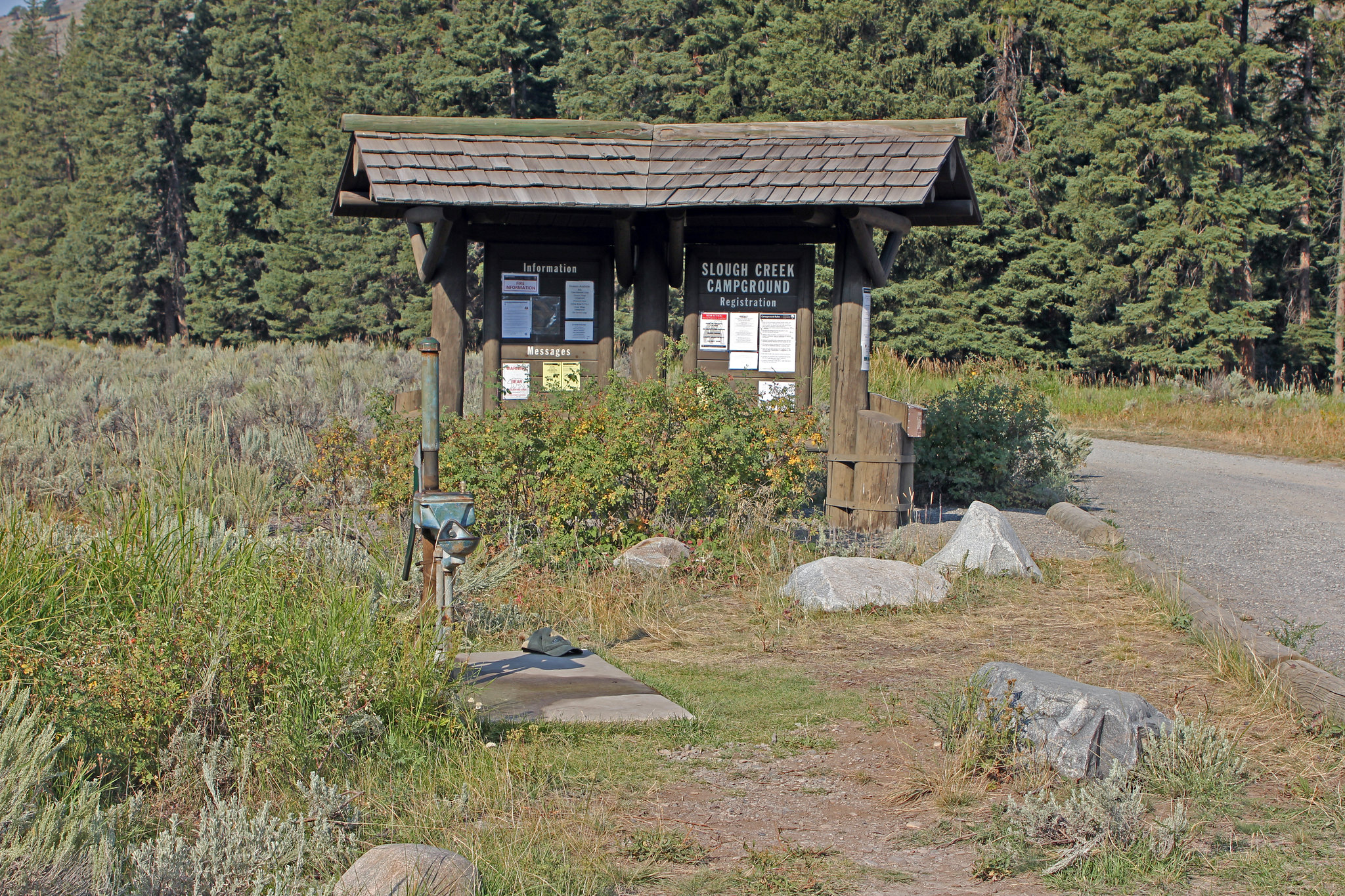 Slough Creek Campground self-registration