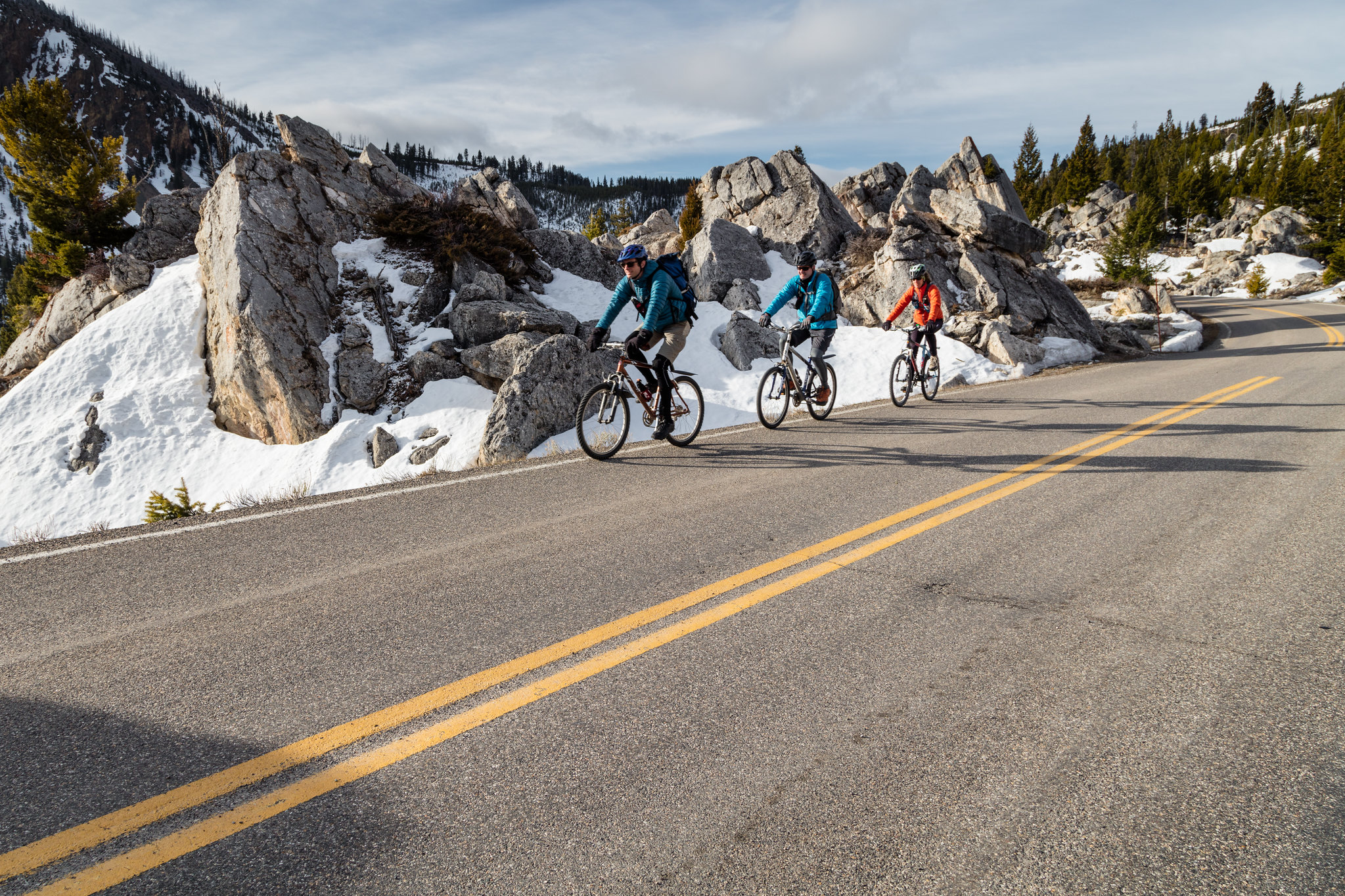 Spring biking with bear spray in The Hoodoos