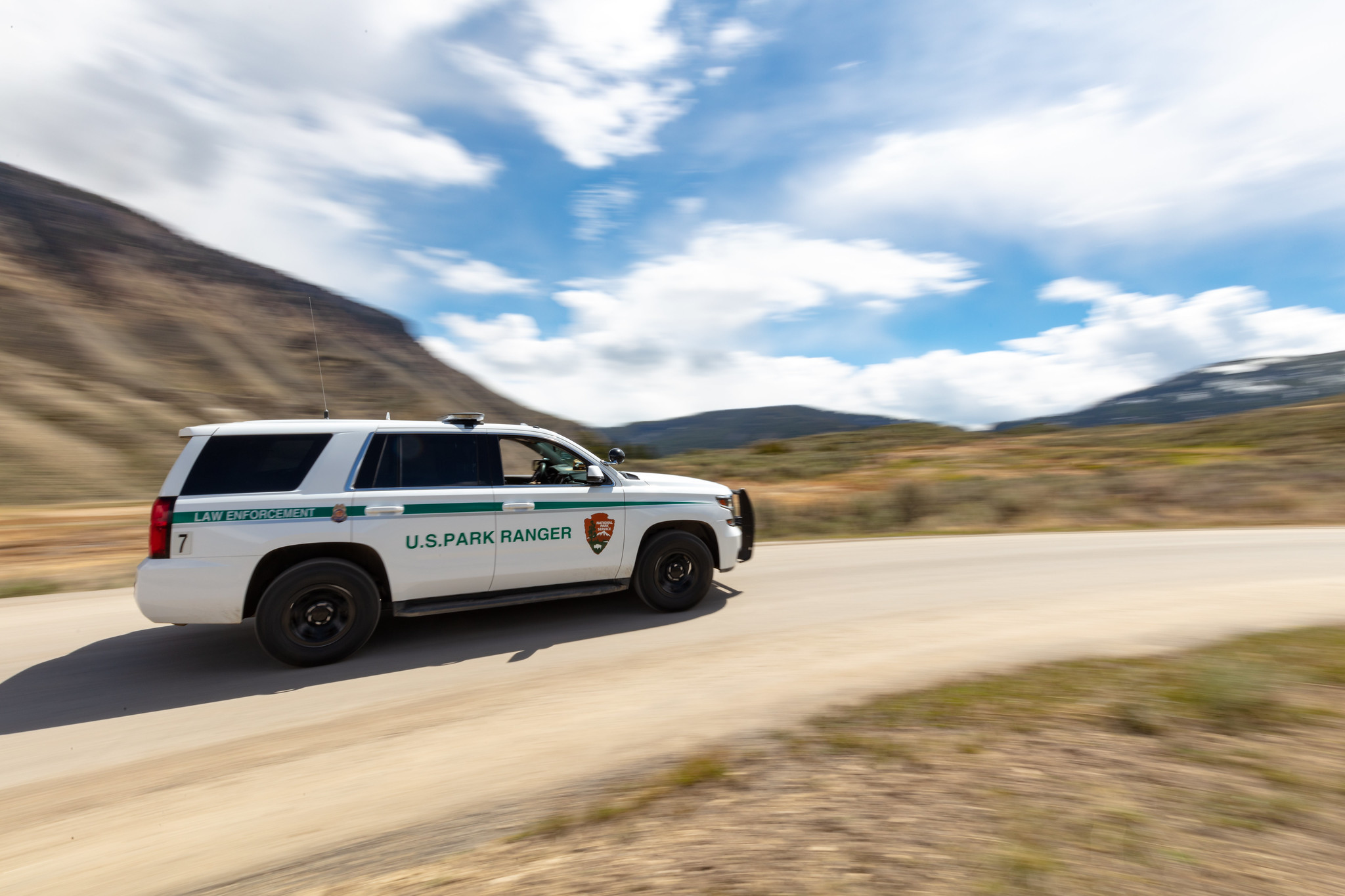 ranger vehicle on roadway