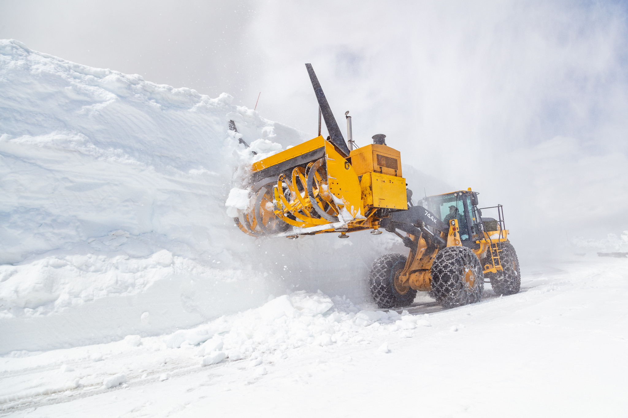 Plowing Beartooth Highway