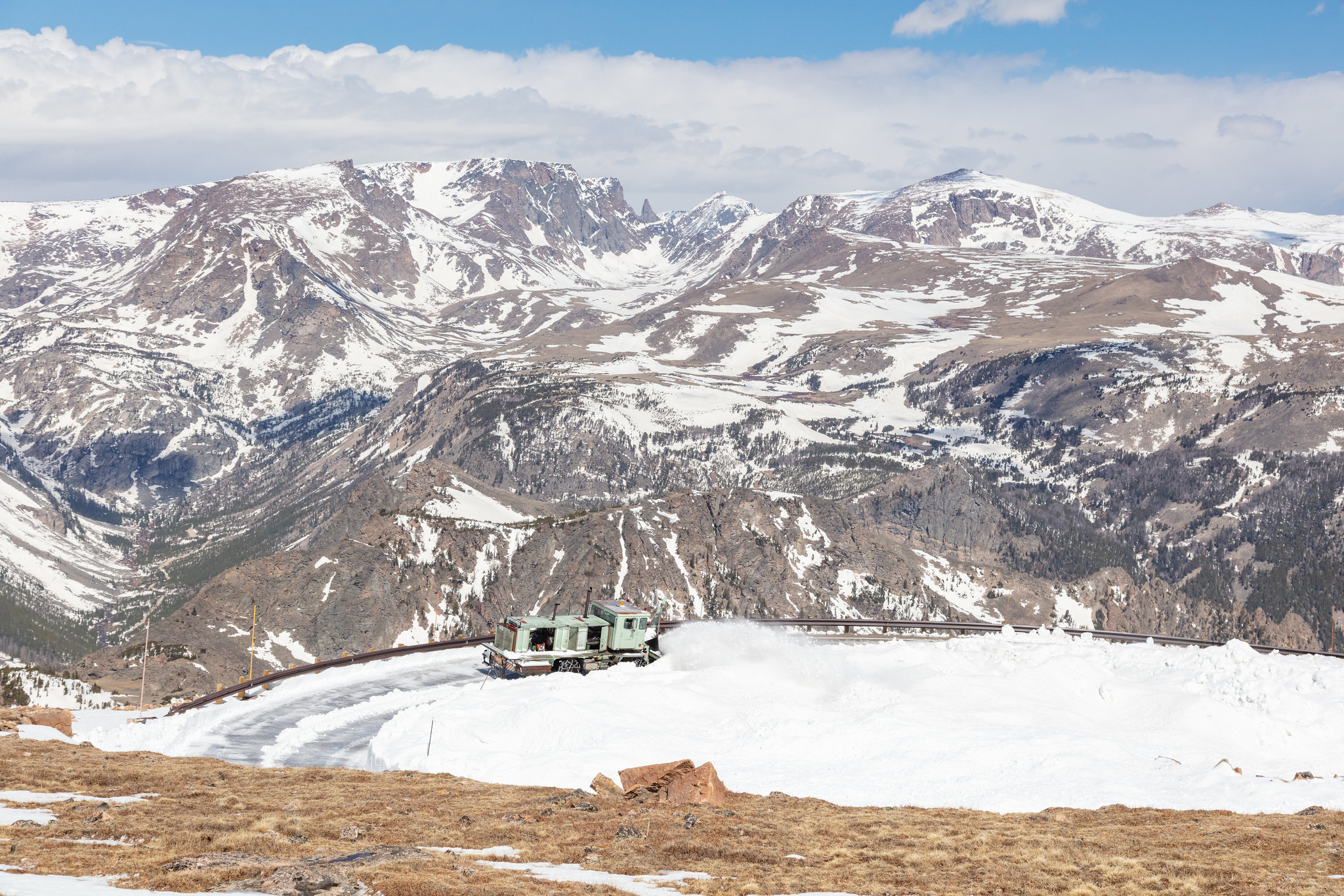 Plowing Beartooth Highway 2021