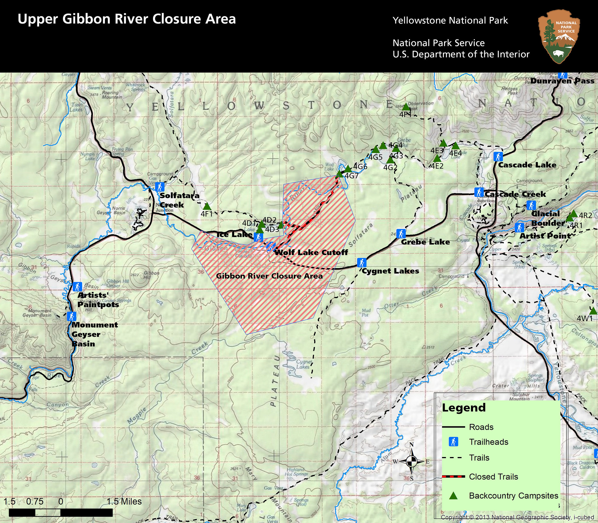 Yellowstone implements closures for fisheries work Yellowstone