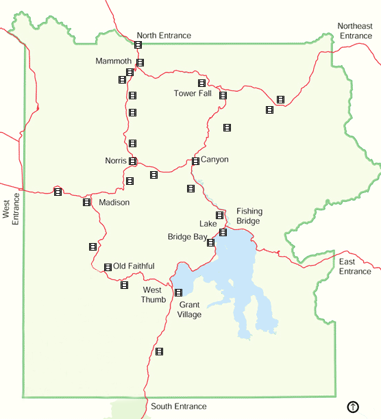 yellowstone national park map Inside Yellowstone Video Series Yellowstone National Park U S