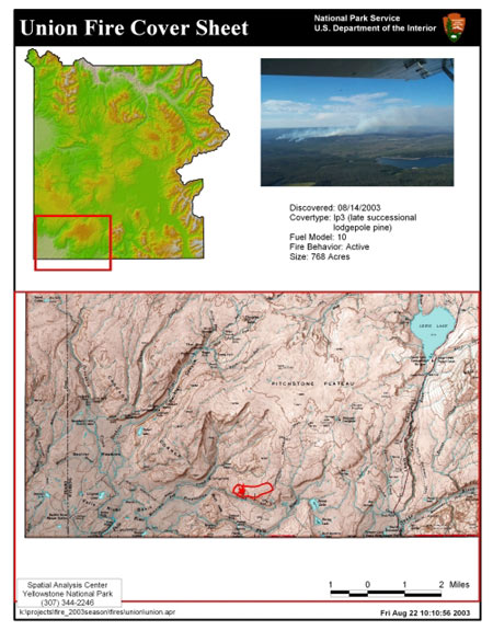 Union Fire Cover Sheet