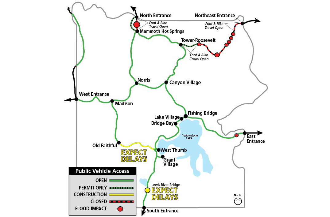 Parkroads Yellowstone