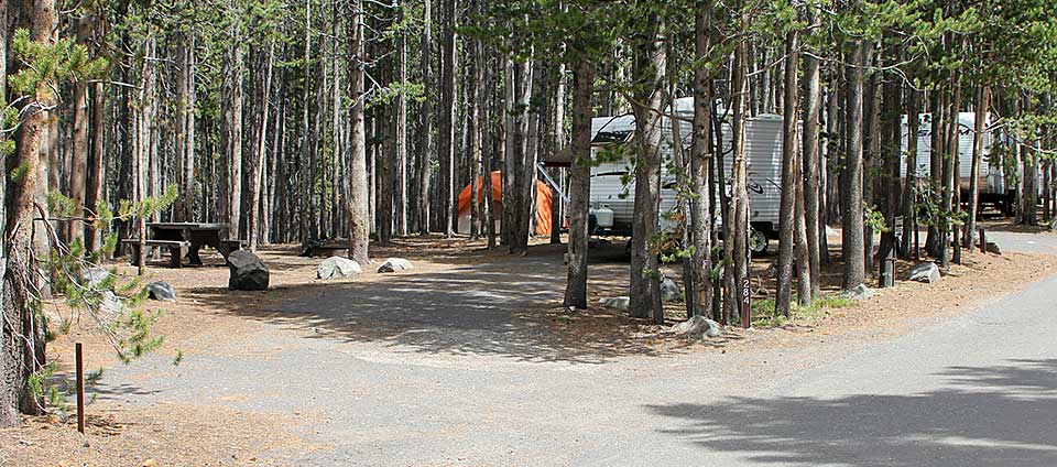 Tent at Canyon Campground Tent at Canyon Campground