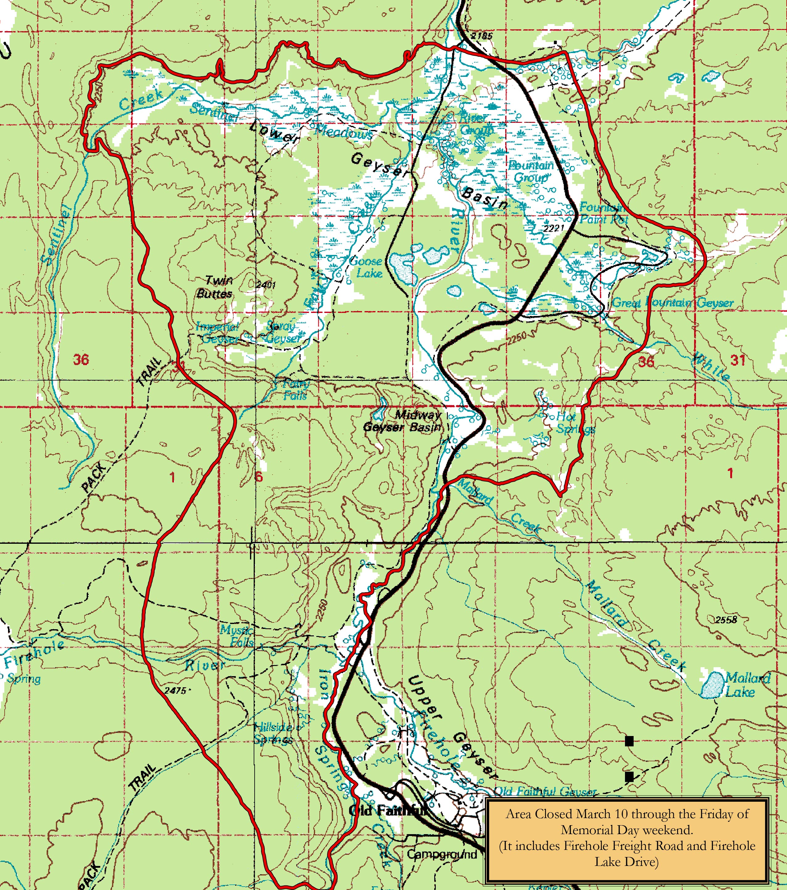 Continental Divide Trail Accessibility Question Yellowstone