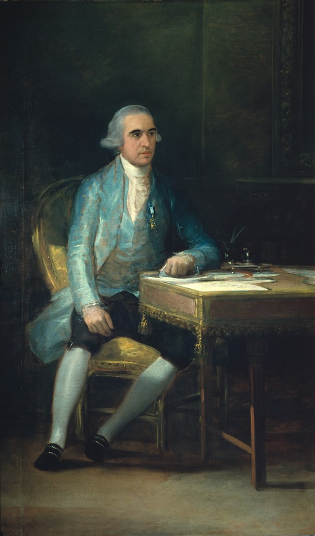 Painting of Francisco de Saavedra